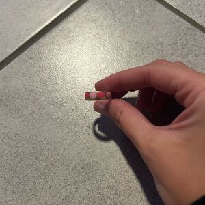 Pink Heart Ring (size: 5)